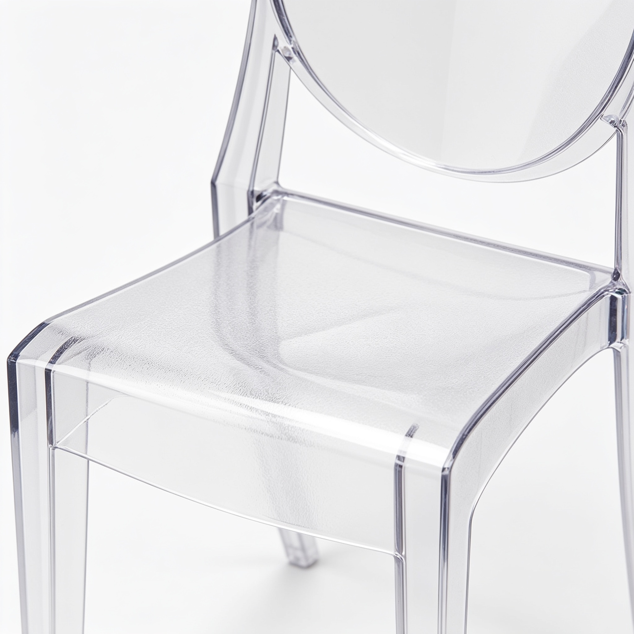Blissora 4-Pack Clear Plastic Waterproof Dining Chair Covers - Protective Kitchen Seat Covers Against Water, Dust, Stains, and Pet Claws, Fits 16-23" (21" W x 18" D