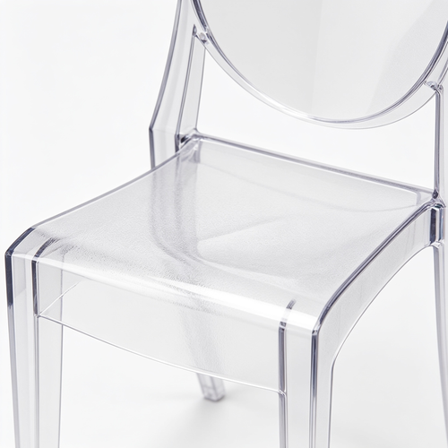 Blissora 4-Pack Clear Plastic Waterproof Dining Chair Covers - Protective Kitchen Seat Covers Against Water, Dust, Stains, and Pet Claws, Fits 16-23" (21" W x 18" D