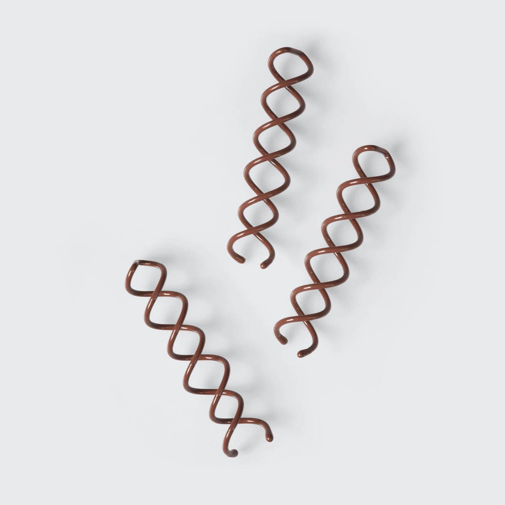 Brown Bun Twists 3pc Set