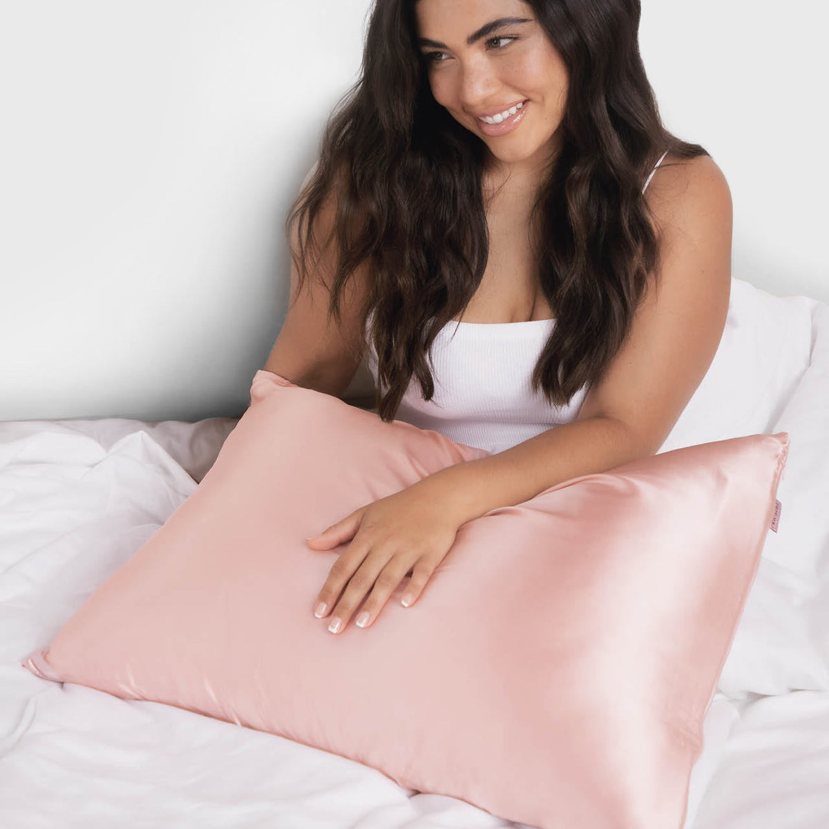 Satin Pillowcase in Blush - King