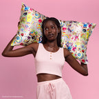Lisa Frank x Kitsch Satin Pillowcase in The Fantastic World of Lisa Frank 2 Pack - King