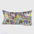 Lisa Frank x Kitsch Satin Pillowcase in The Fantastic World of Lisa Frank 2 Pack - King
