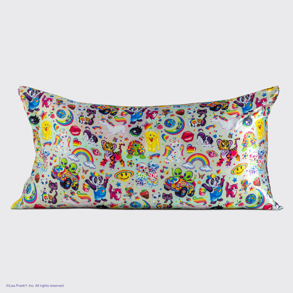 Lisa Frank x Kitsch Satin Pillowcase in The Fantastic World of Lisa Frank - King