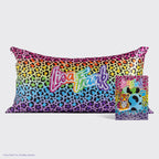 Lisa Frank x Kitsch Satin Pillowcase in Rainbow Leopard - King