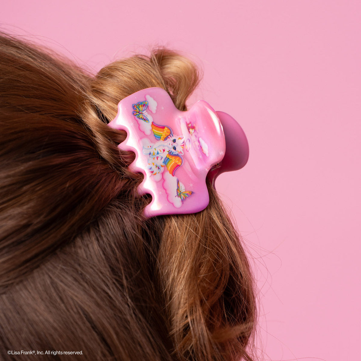 Lisa Frank x Kitsch Cloud Clip in Angel Kitty™