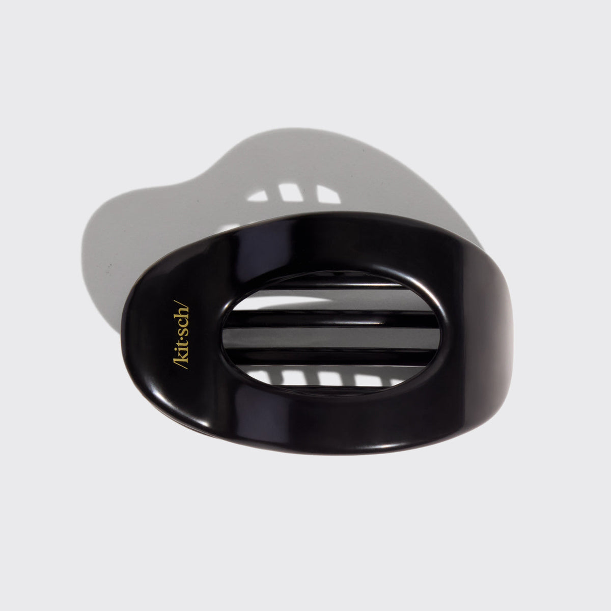 Black Flat Cloud Clip - Large