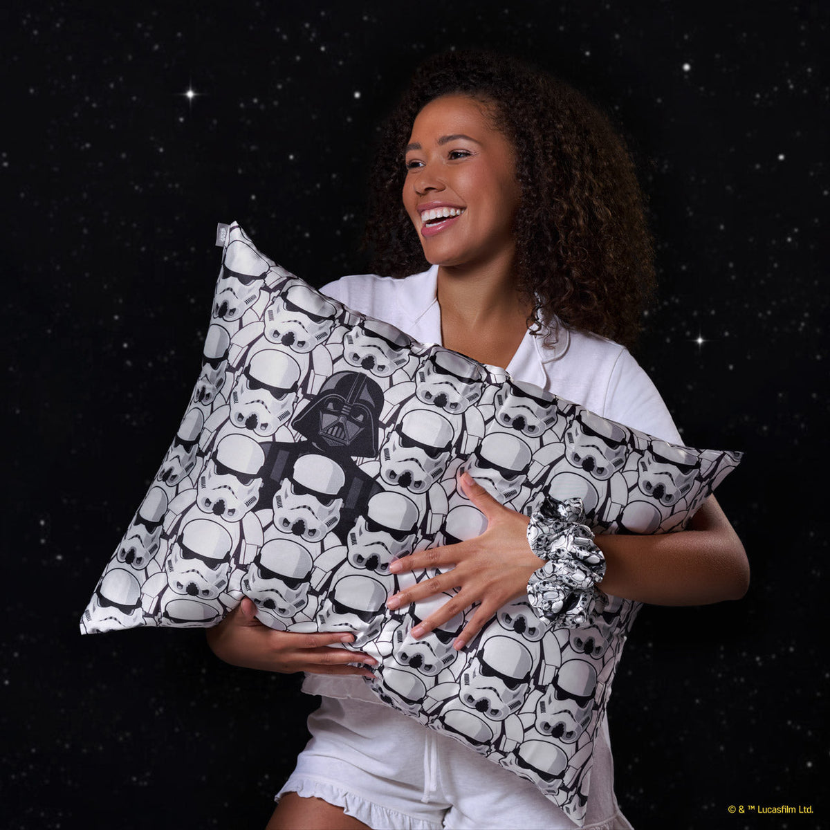 Star Wars™ & Kitsch Satin Pillowcase in Darth Vader & Stormtroopers 2 Pack