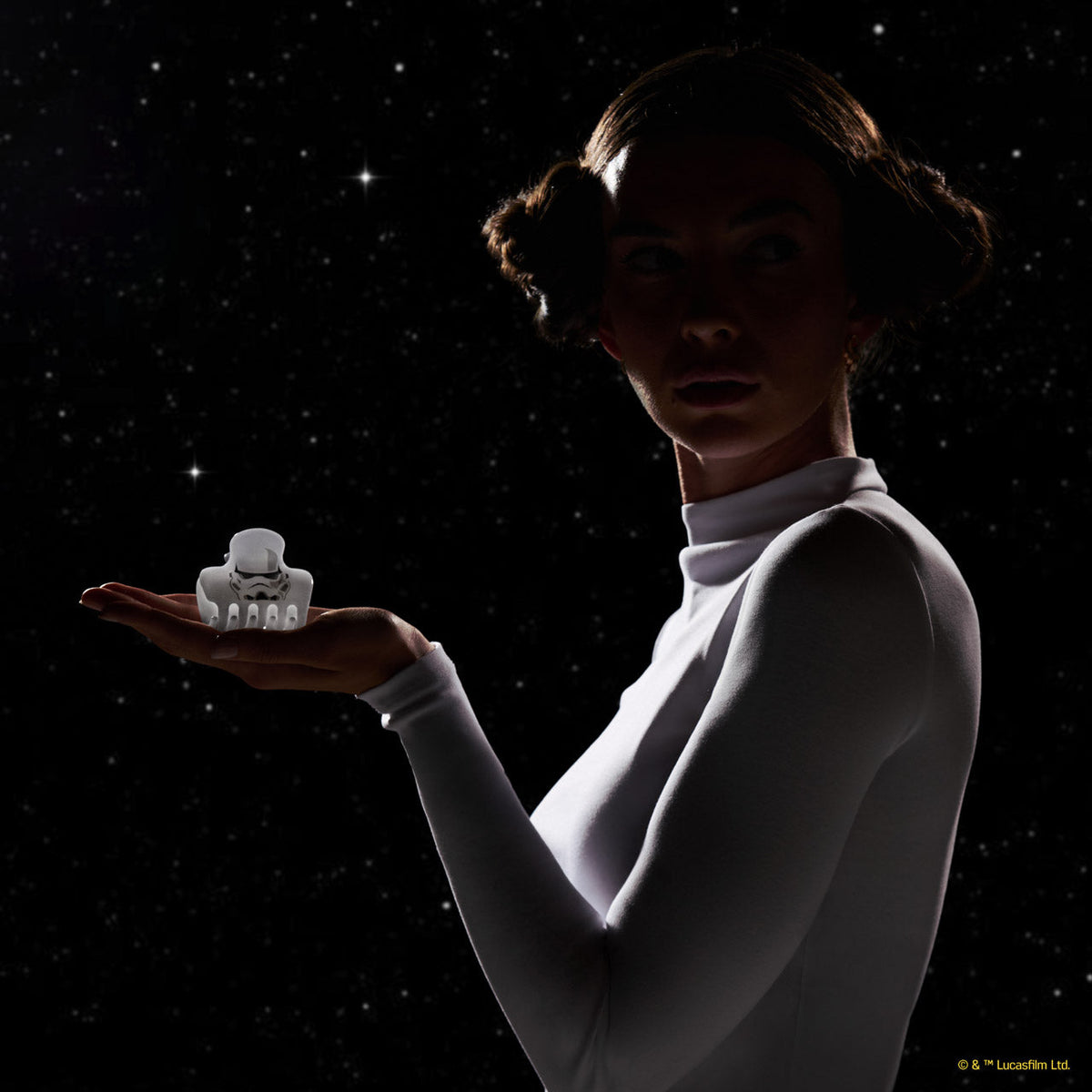Star Wars™ & Kitsch Glitter Cloud Clip in Stormtrooper