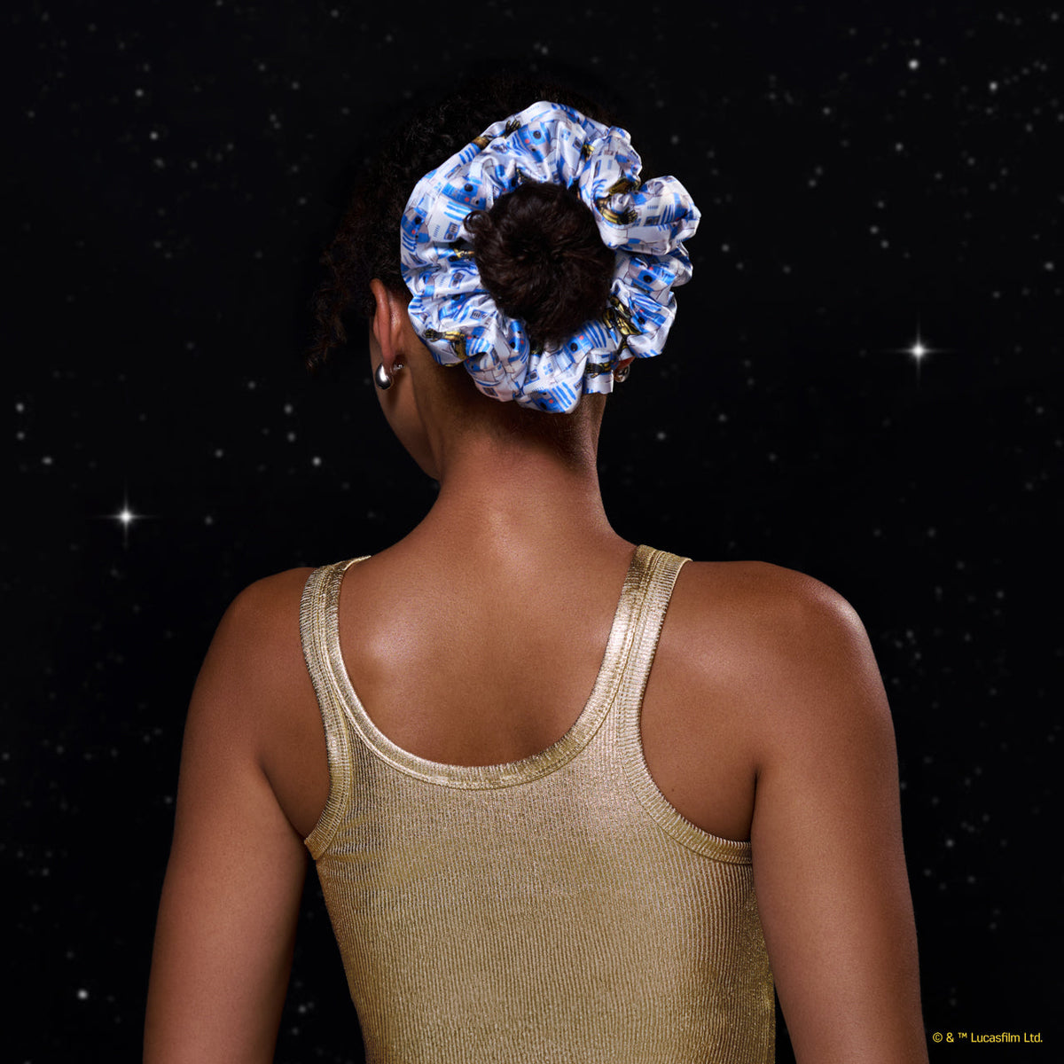 Star Wars™ & Kitsch Satin Pillow Scrunchies® in R2-D2 & Stormtroopers