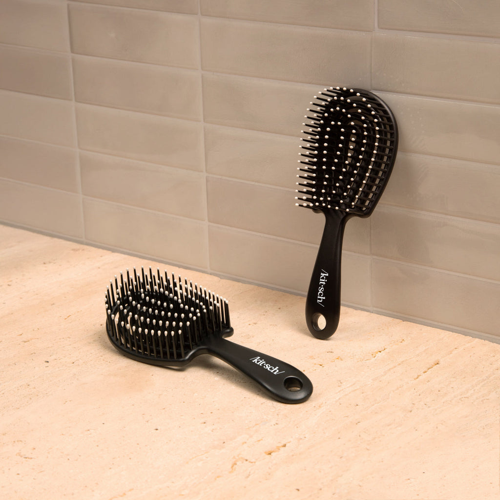 Black Detangling Flexi Brush - Mini