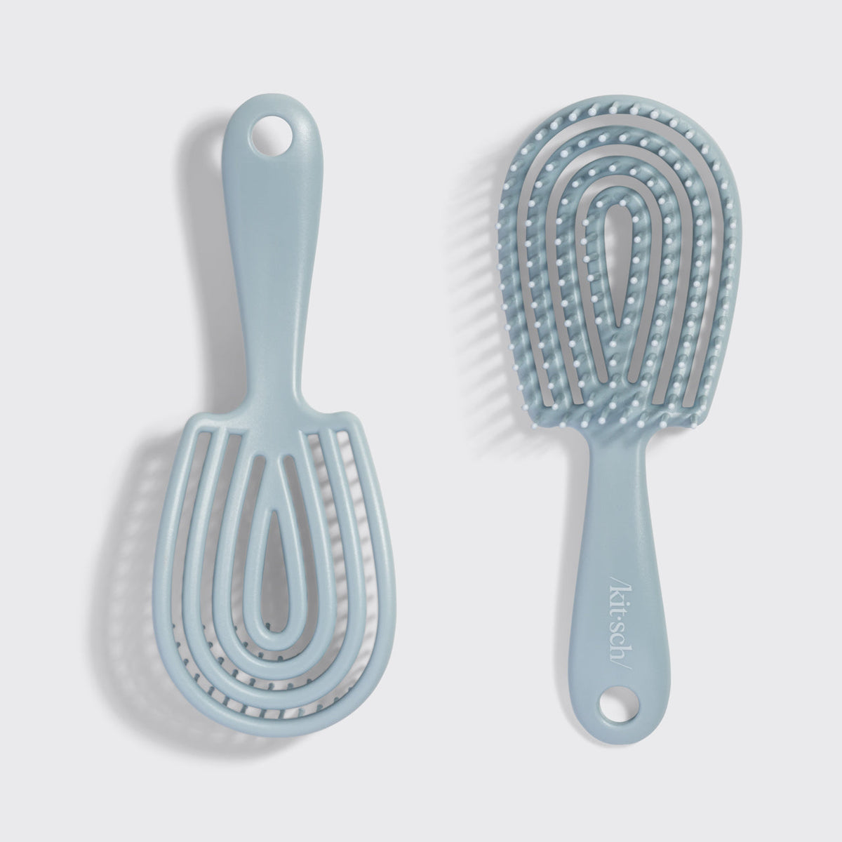 Haze Blue Detangling Flexi Brush - Mini