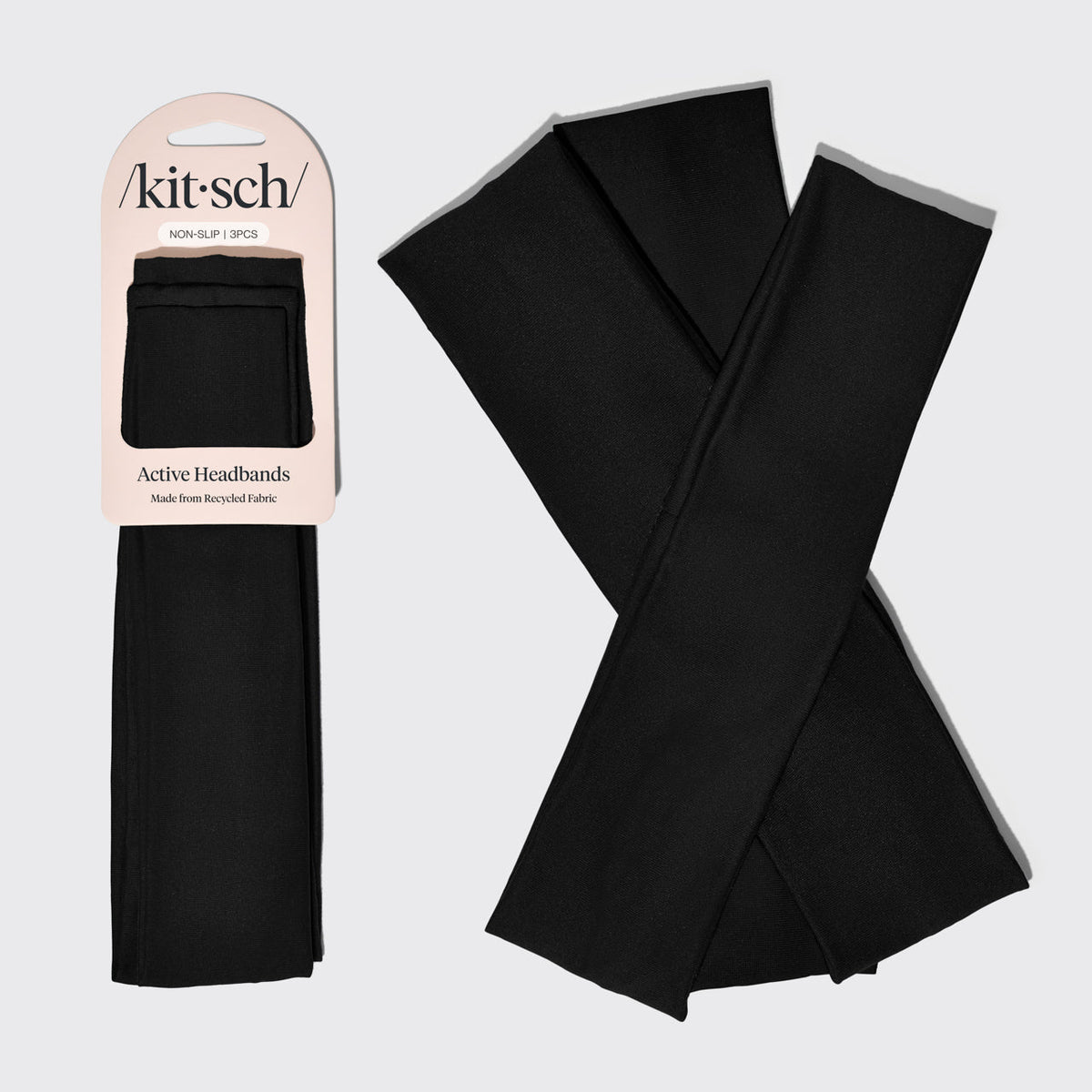 Black Active Headbands