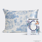 Bridgerton x Kitsch Satin Pillowcase in Garden Toile 4 Pack