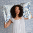 Bridgerton x Kitsch Satin Pillowcase in Garden Toile 2 Pack - King