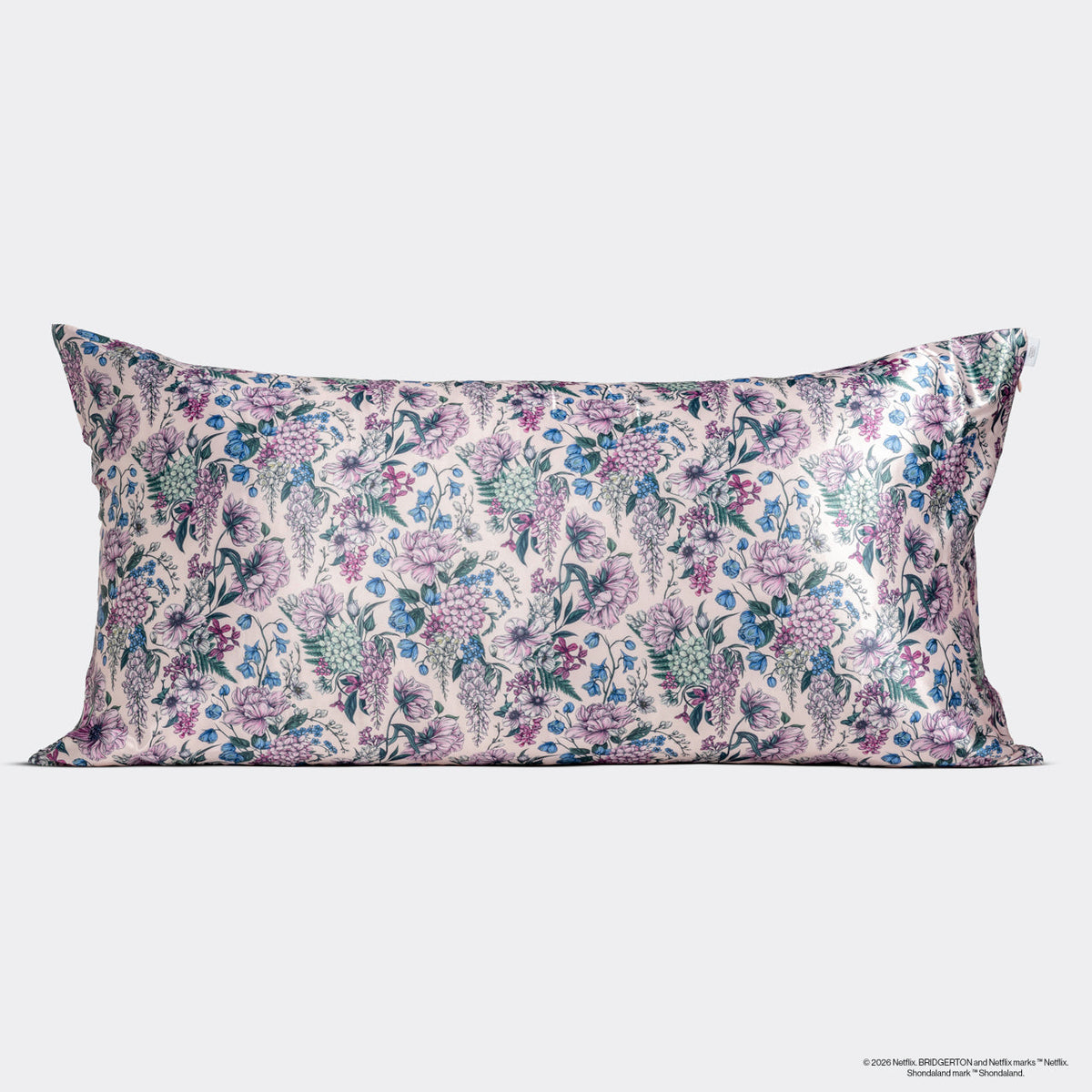 Bridgerton x Kitsch Satin Pillowcase in Wisteria 4 Pack - King
