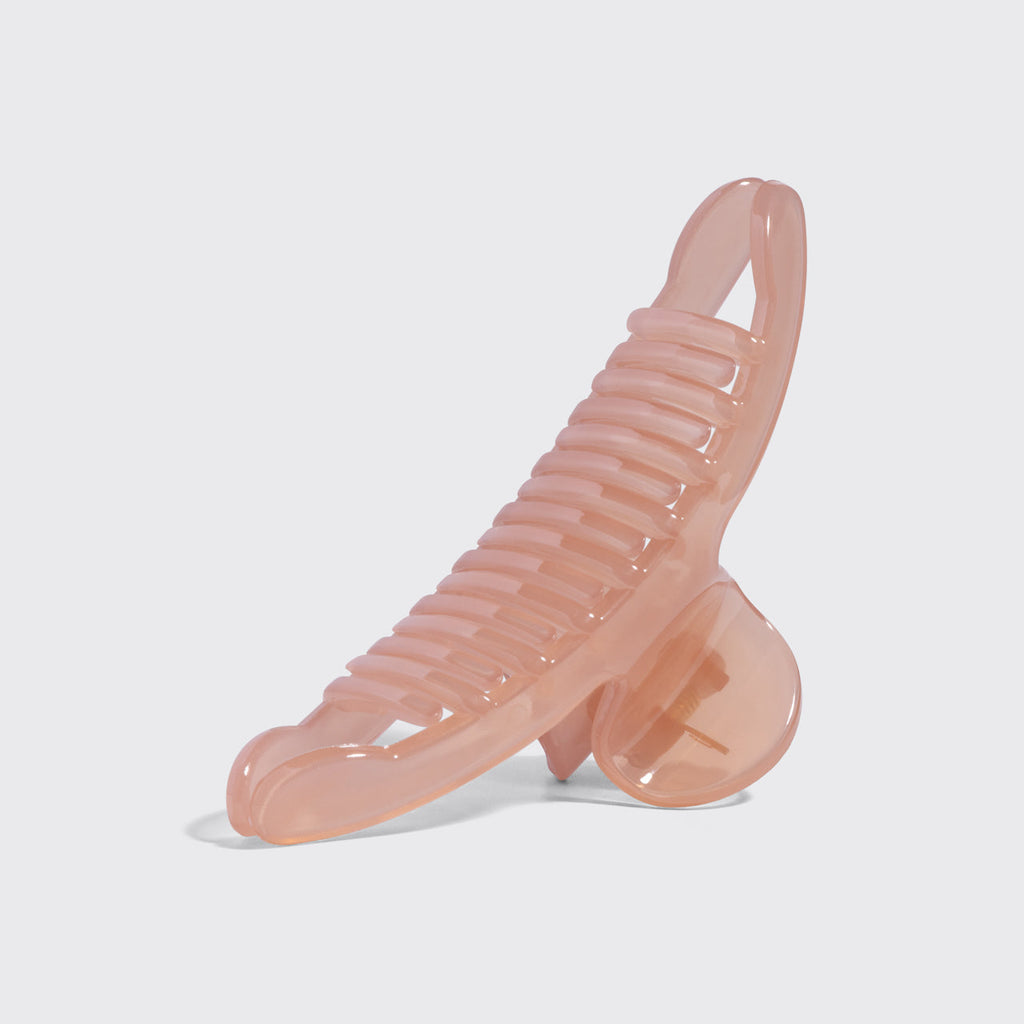 Soft Pink Arched Claw Clip - Large
