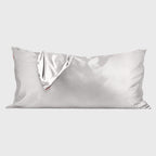 Satin Pillowcase in Silver 4 Pack - King