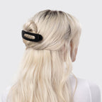 Black & Tort Flat Lay Claw Clips 2pc Set