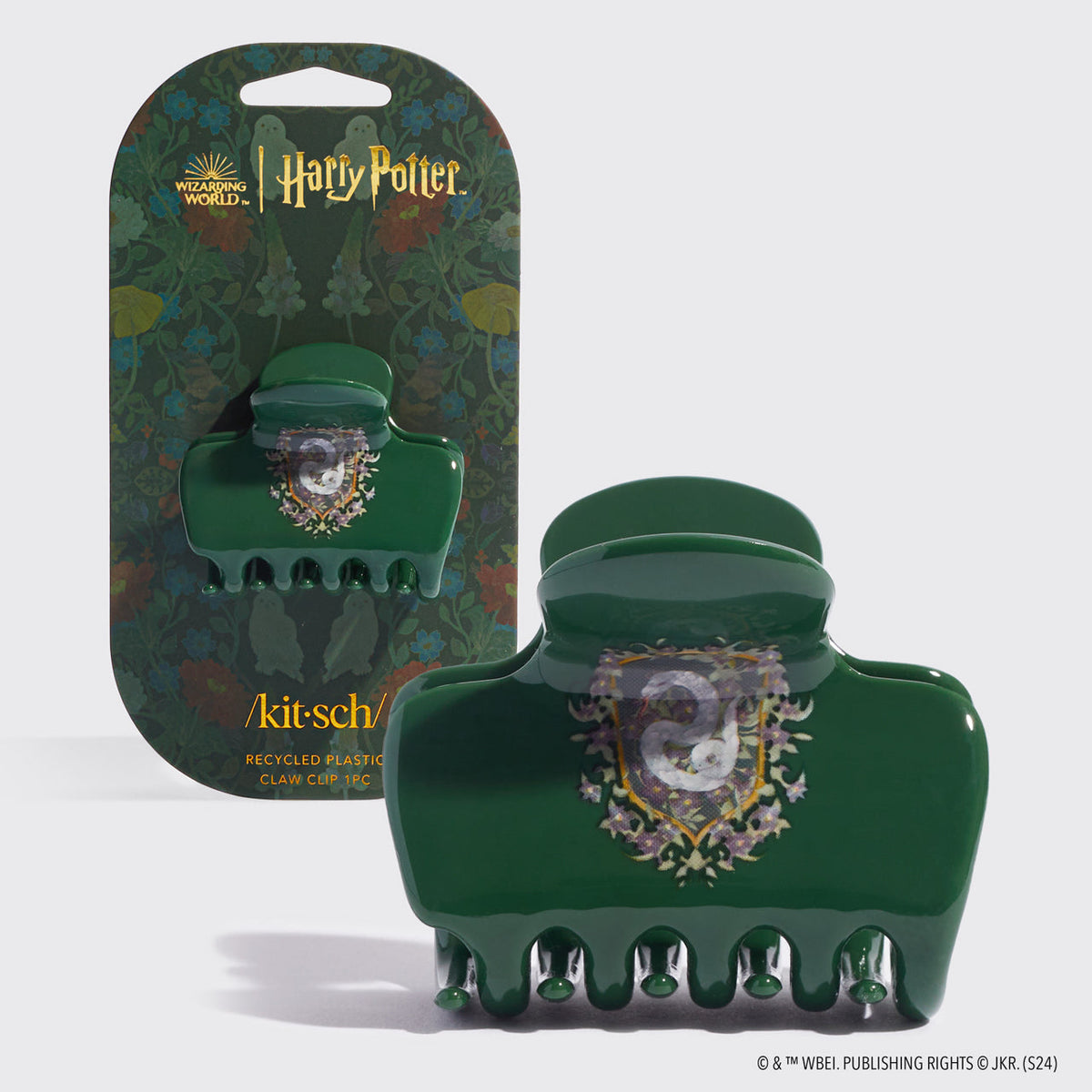 Kitsch x Harry Potter Cloud Claw Clip in Slytherin