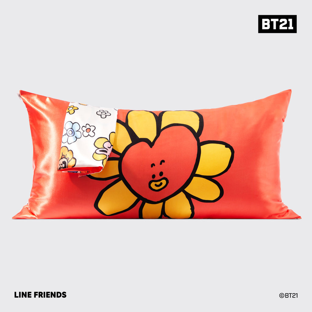 Kitsch x BT21 Satin Pillowcase in TATA - King