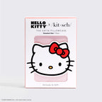 Kitsch x Hello Kitty Satin Pillowcase in Pink Hello Kitty Face