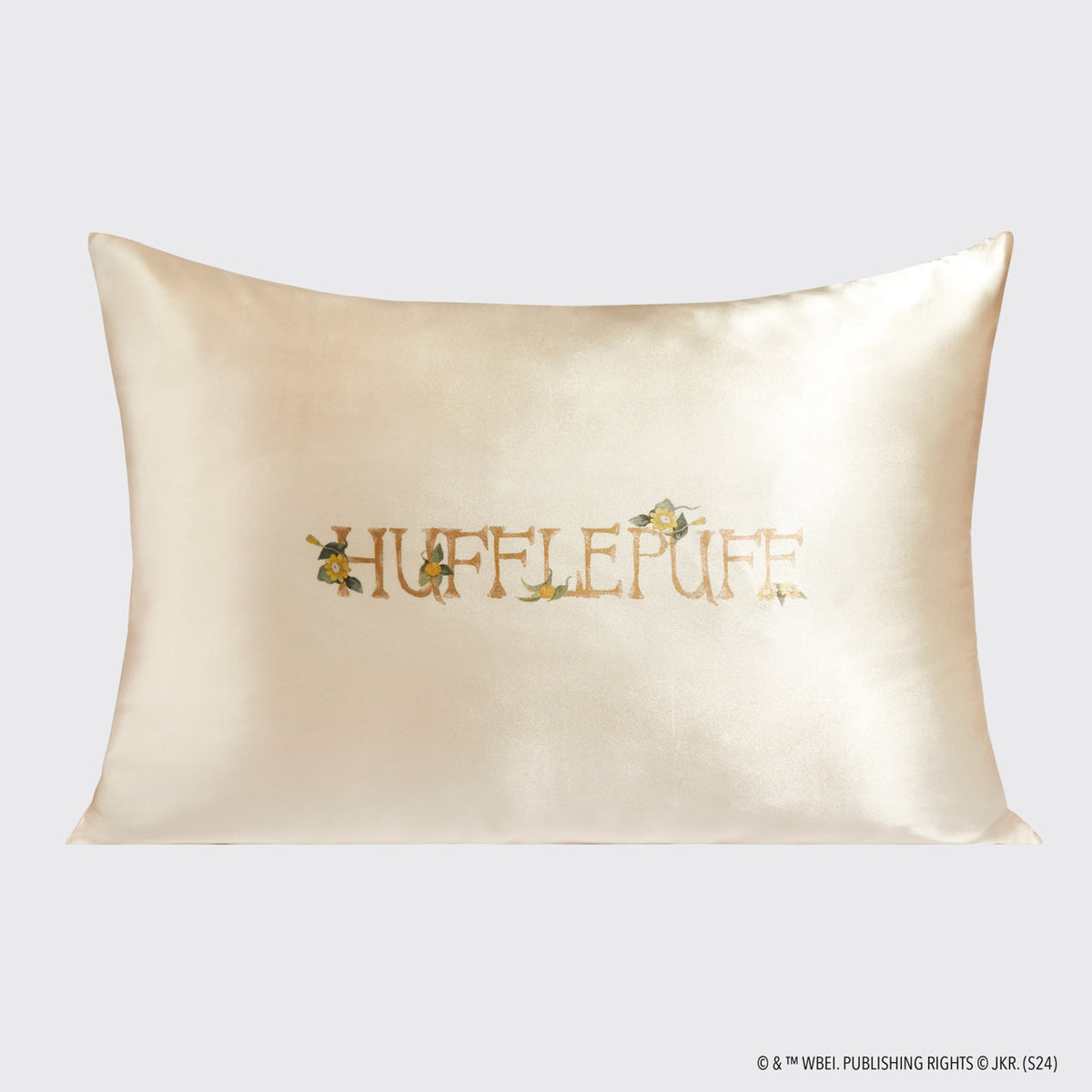 Kitsch x Harry Potter Satin Pillowcase in Hufflepuff