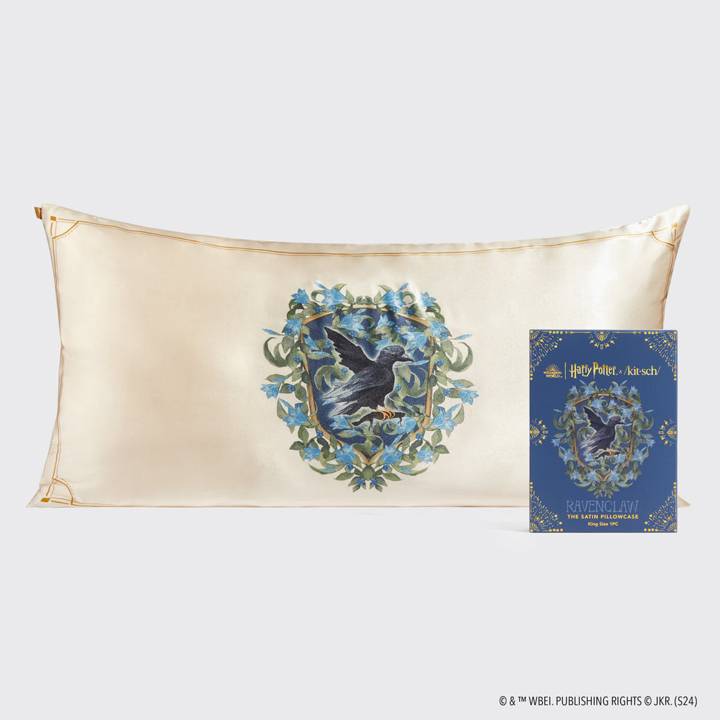 Kitsch x Harry Potter Satin Pillowcase in Ravenclaw - King