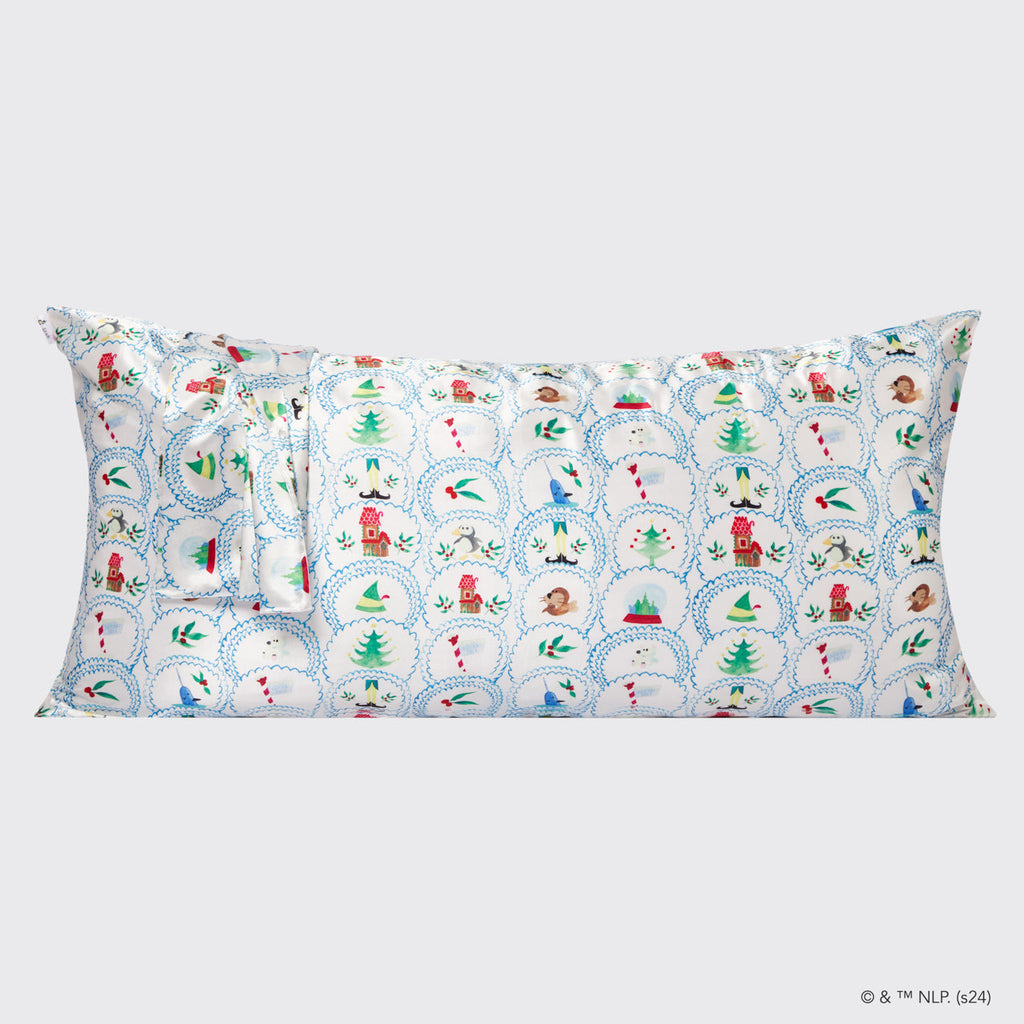 Kitsch x Elf Satin Pillowcase in North Pole - King