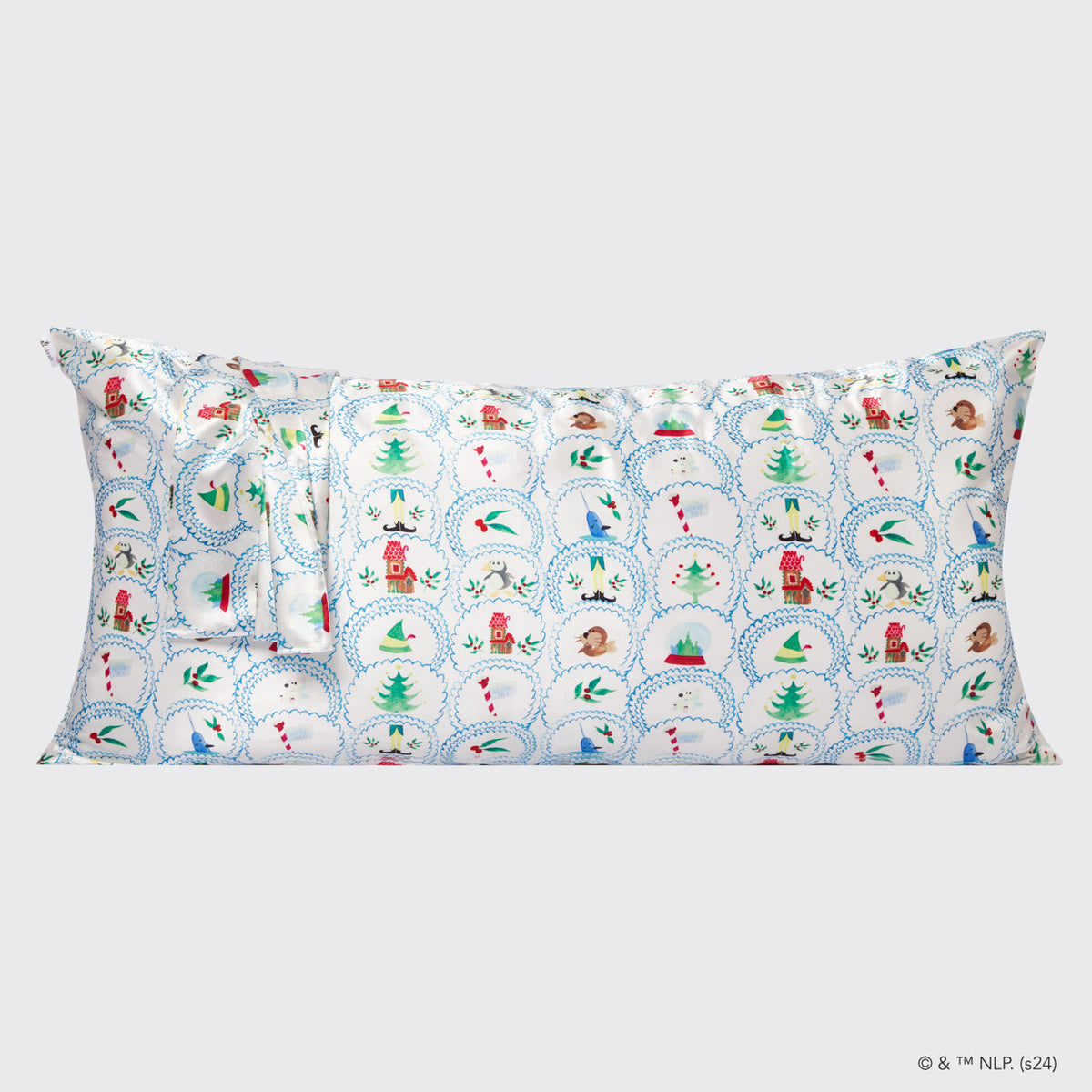 Kitsch x Elf Satin Pillowcase in North Pole - King
