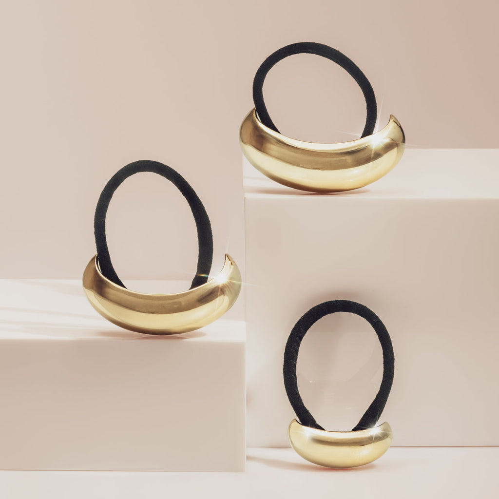 Gold Metal Cloud Cuff - Medium