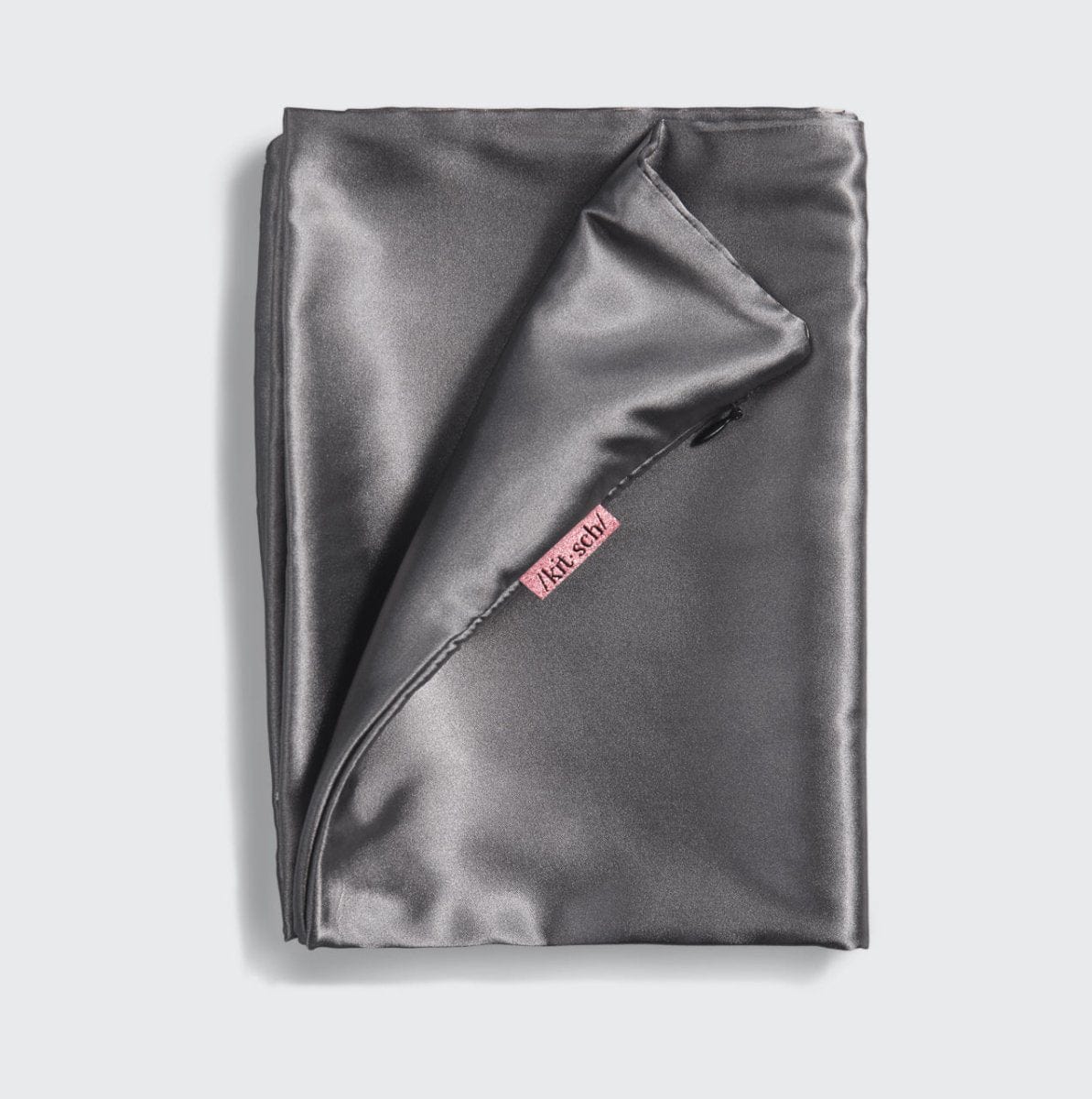 Satin Pillowcase in Charcoal