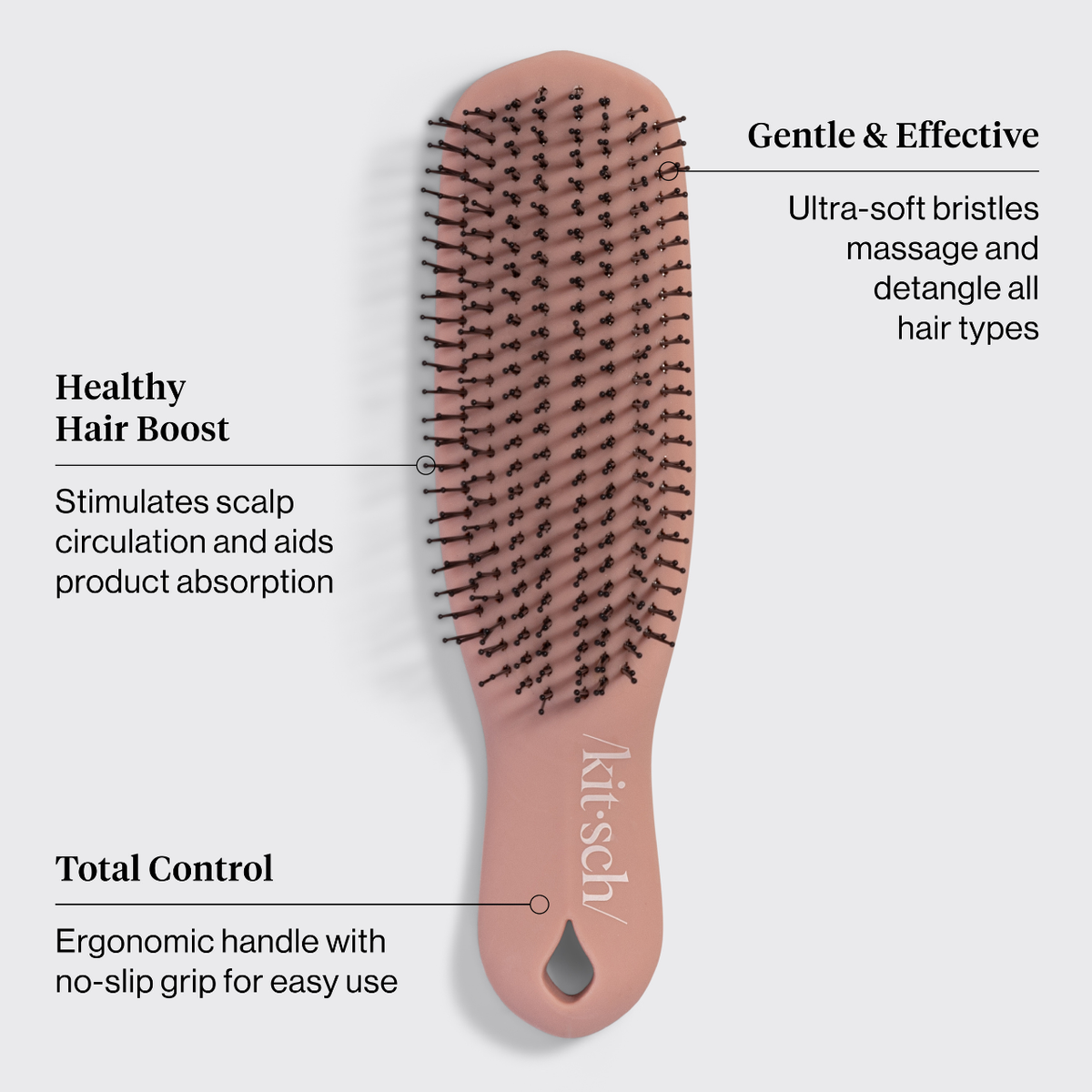 Scalp Renewal Brush in Terracotta
